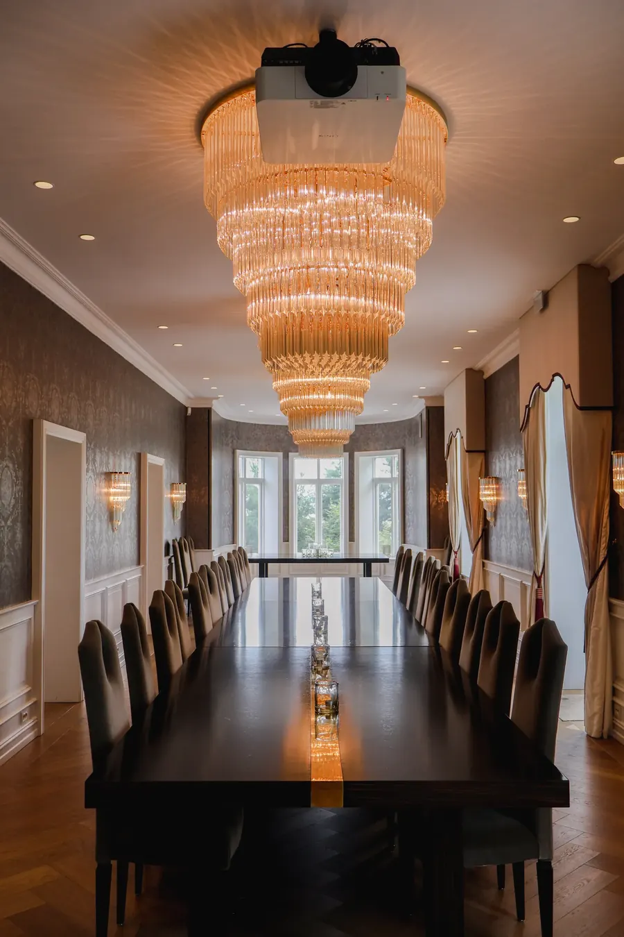 The conference hall on the ground floor