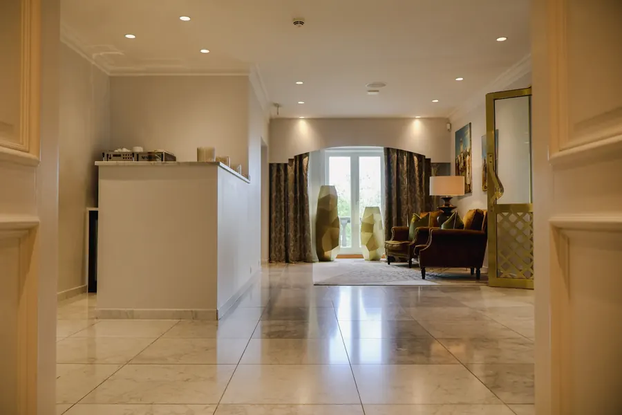 The hall on the first floor