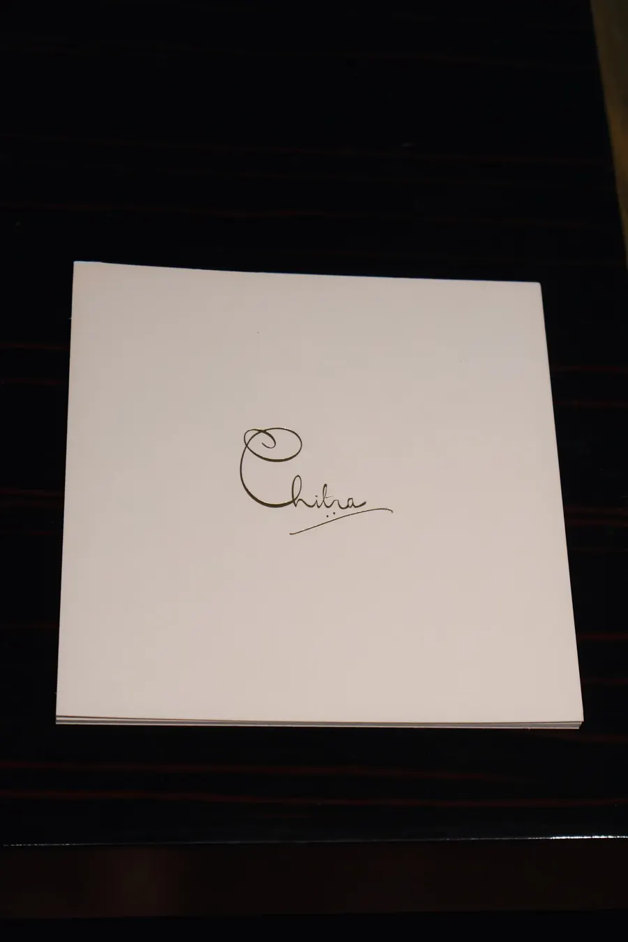 Notepad with the Chitra logo