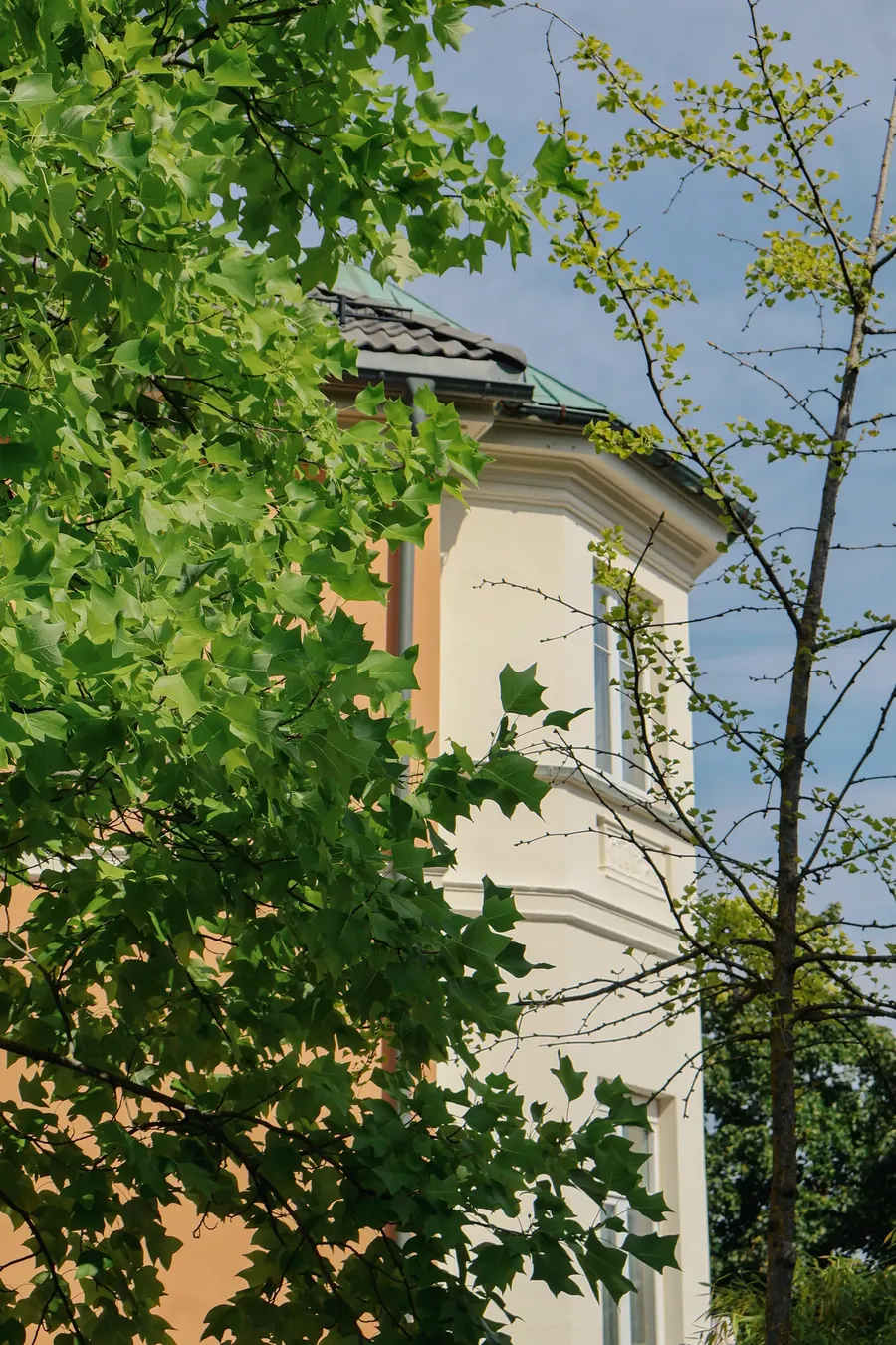 The façade