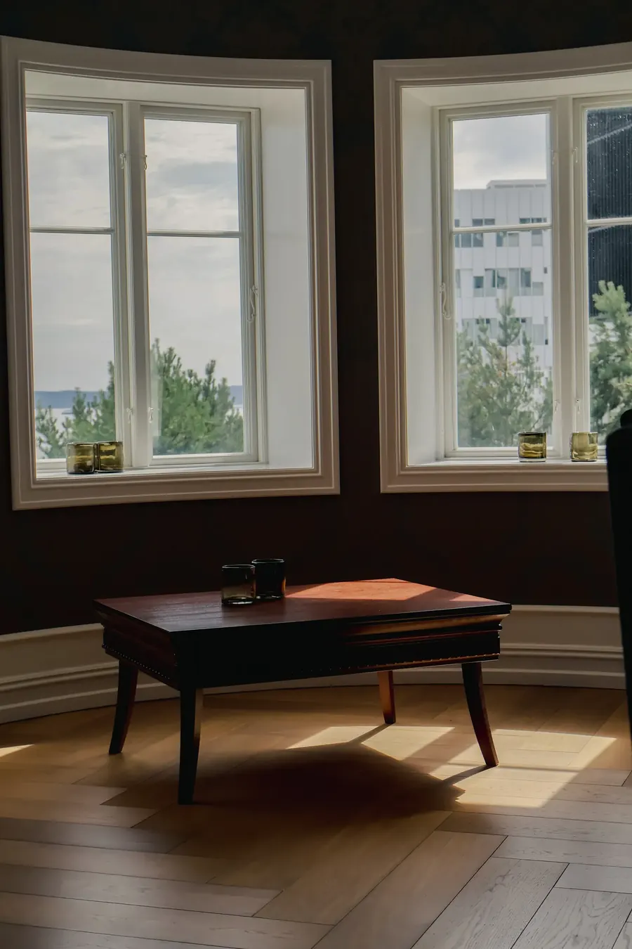The tower room on the first floor