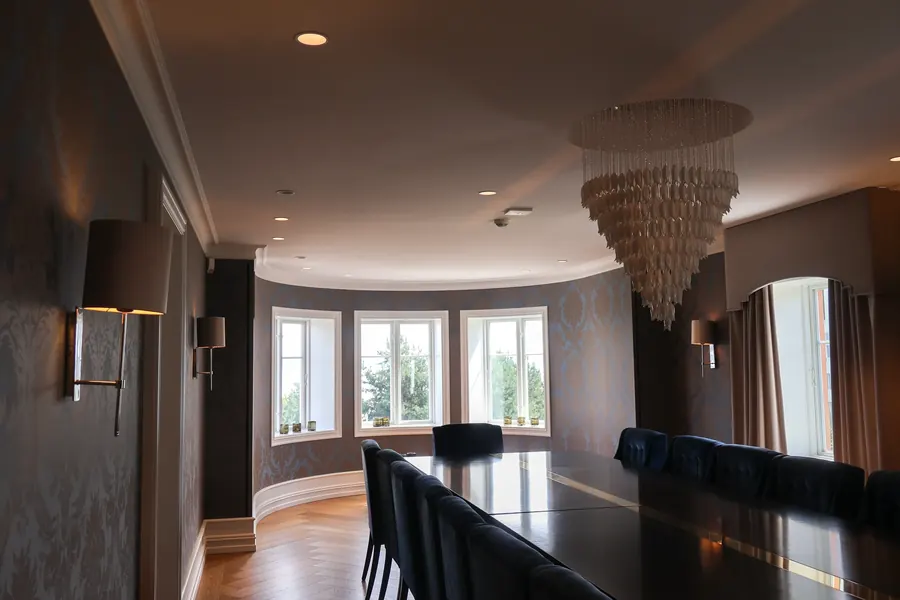 The tower room on the first floor