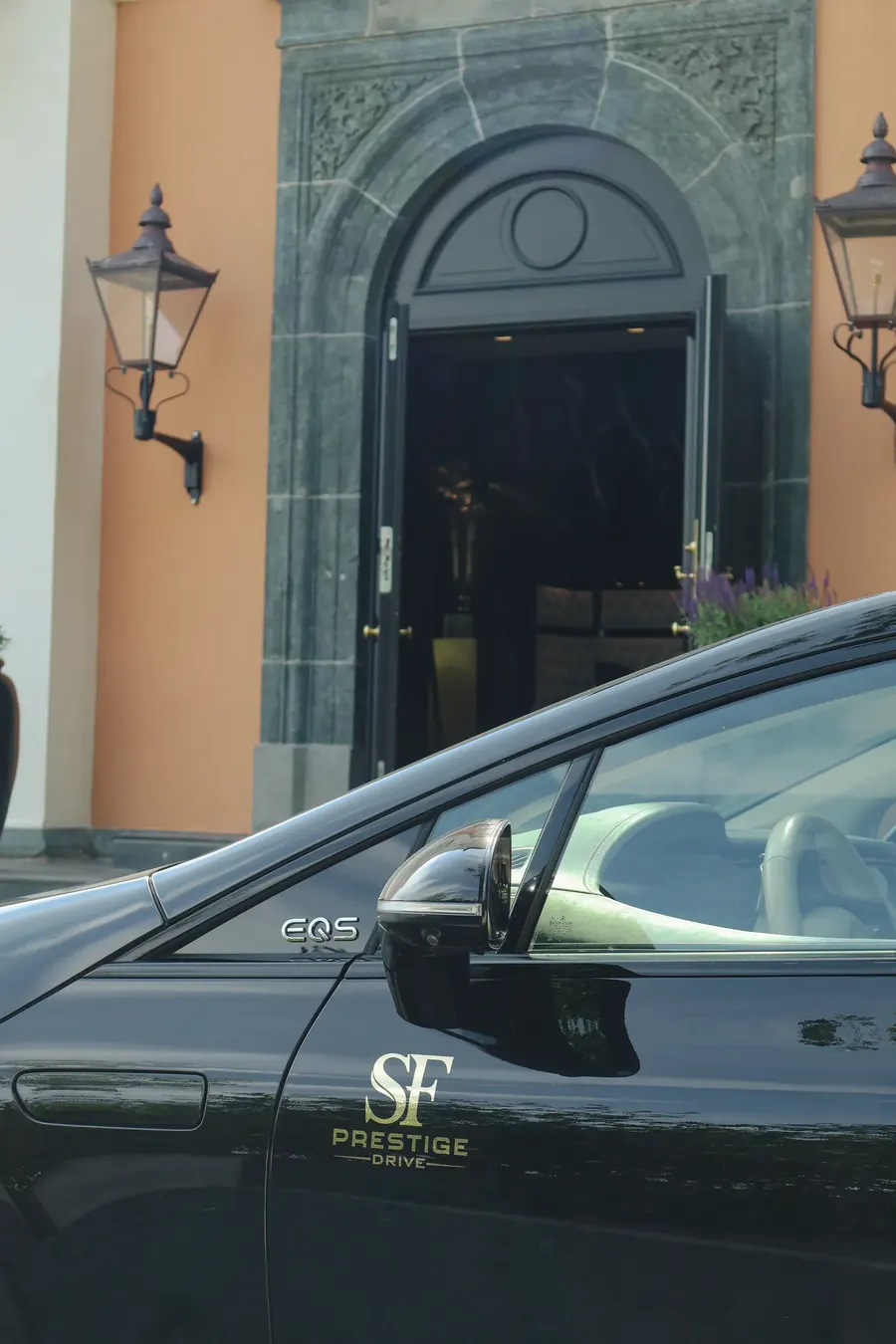 Arriving at the house