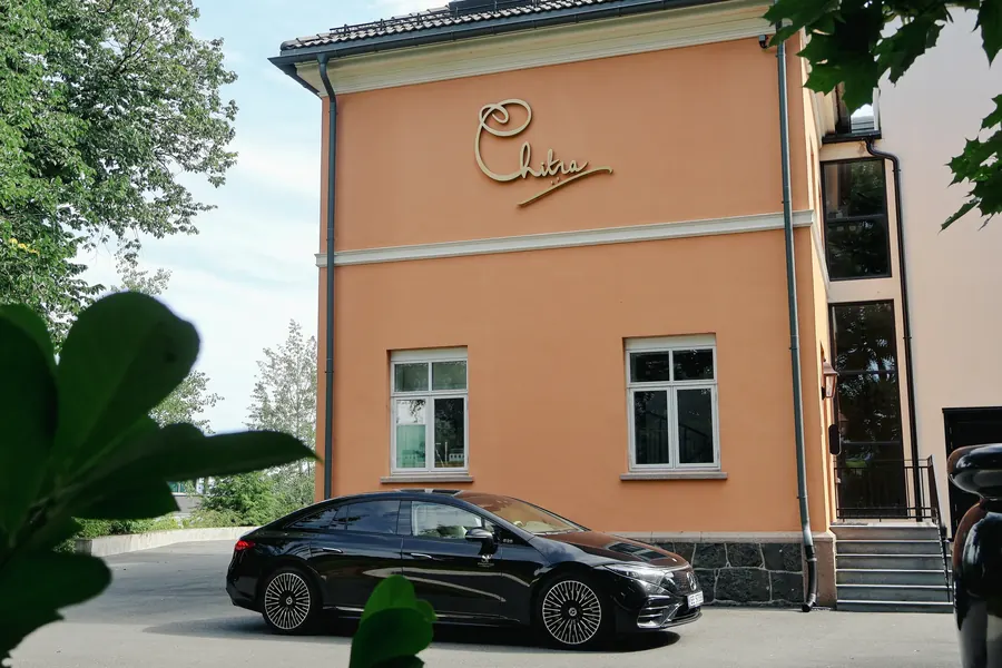 Arriving at the house