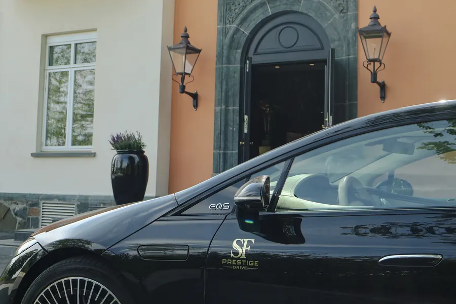 Arriving at the house