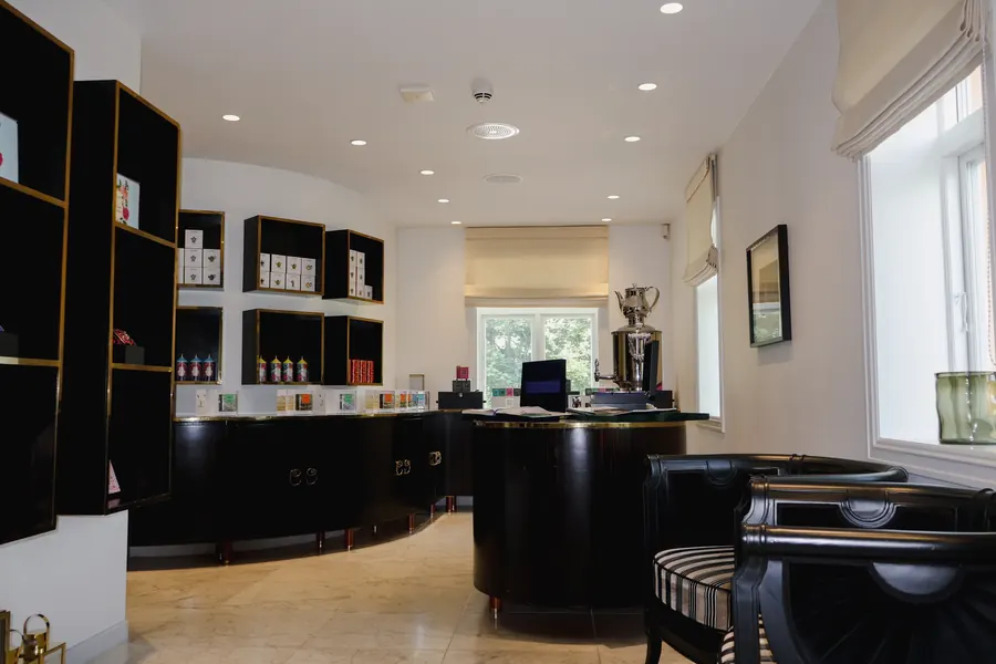 The showroom on the ground floor