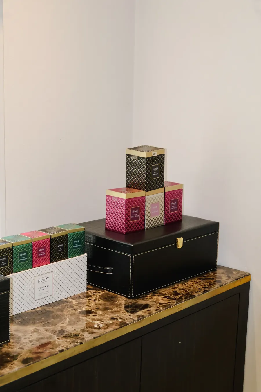 Tea caddies from Newby