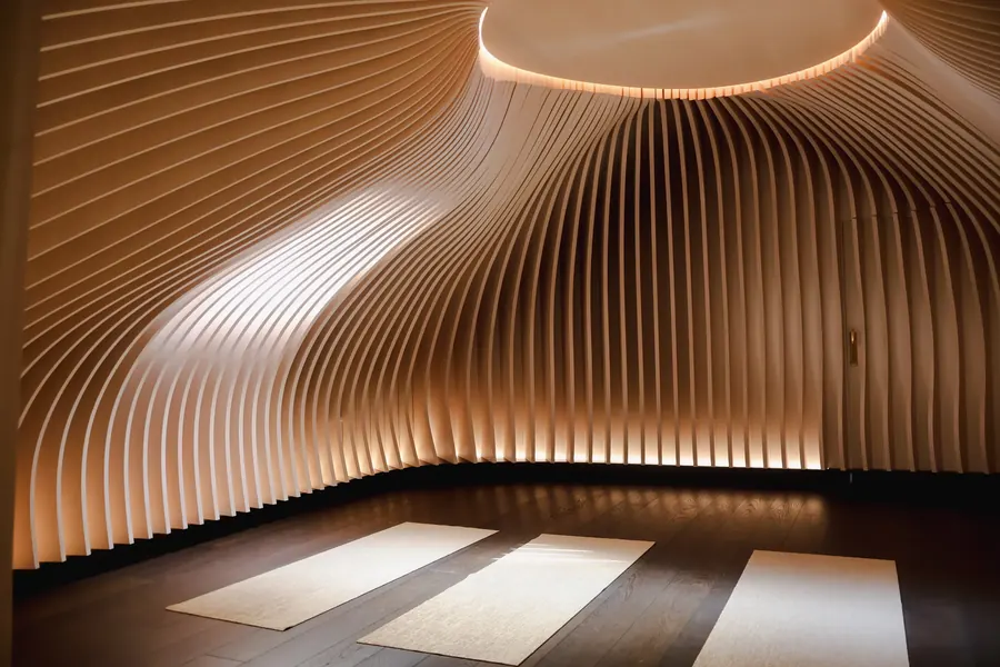 The yoga room