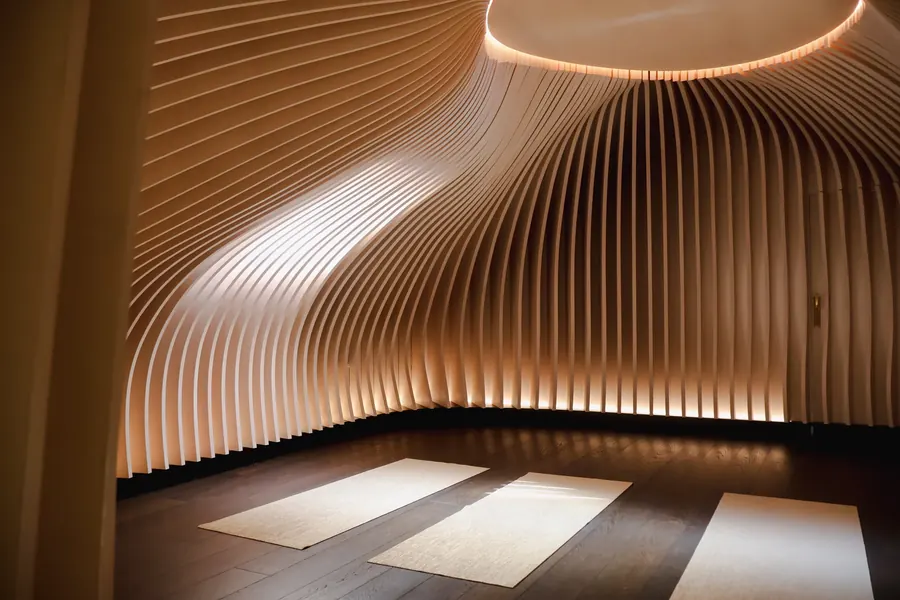 The yoga room